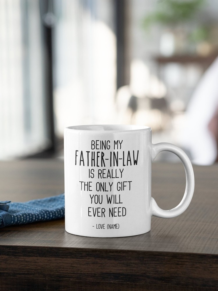 Father In Law Mug In Law Gift Ideas Father In Law Gift From Bride Custom Name