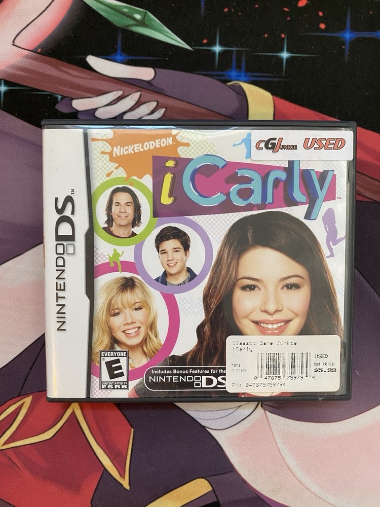 iCarly Nintendo DS - Complete/CIB! Tested & Working! Free Shipping!