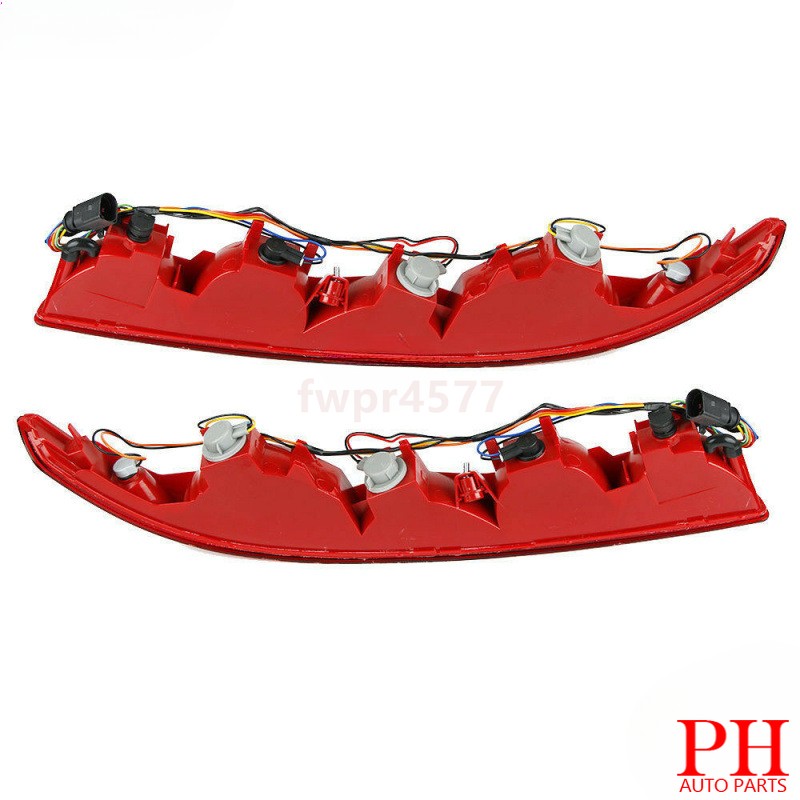 For Audi Q7 06-15 Left+Right Rear Lower Bumper Tail Light Reverse Stop Fog Lamp