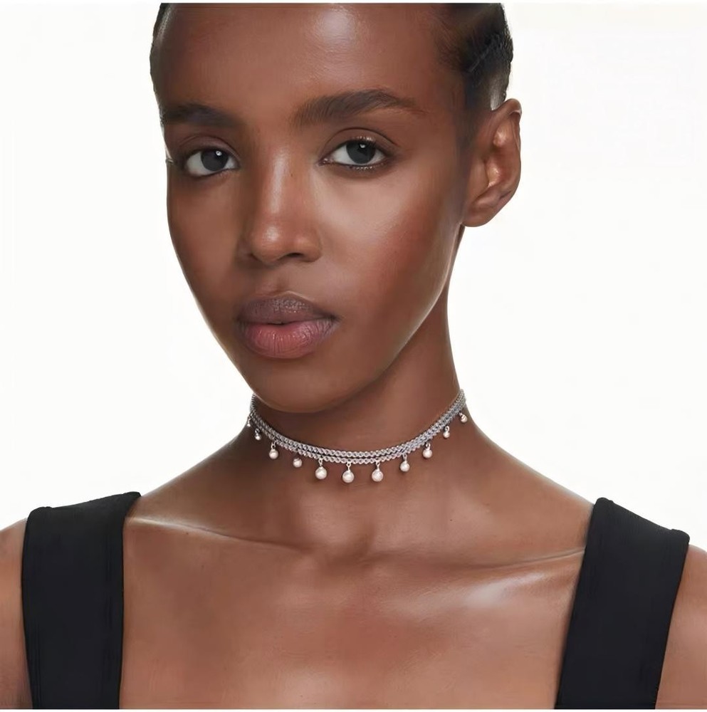 Swarovski Capsule pearl necklace Elements.NIB