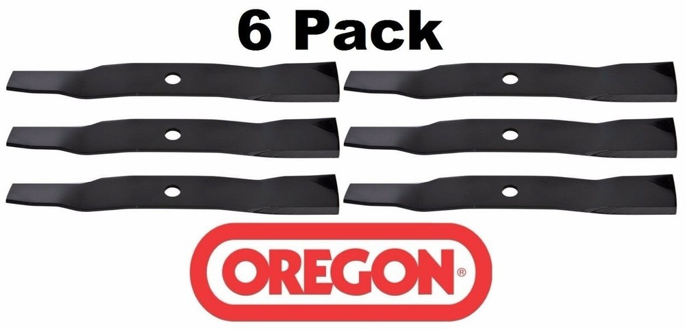 6 Pack Oregon 91-138 Mower Blades Fits John Deere M136195 M135334 54