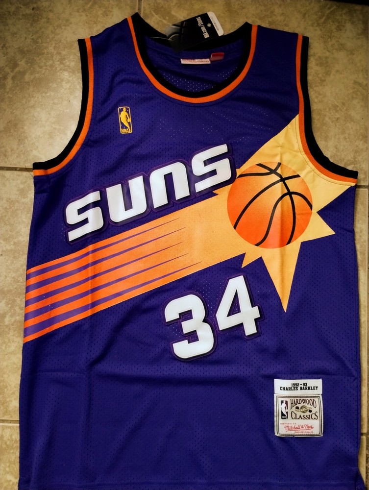 Phoenix Suns Jersey Charles Barkley #34 Jersey Throwback Purple Jersey US Seller
