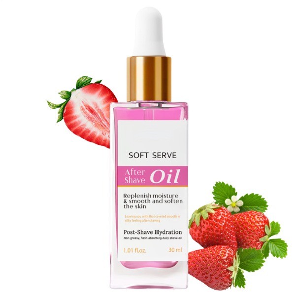 30ml 60ml Strawberry Vanilla After Shave Oil for Smooth Post-Shave Skin