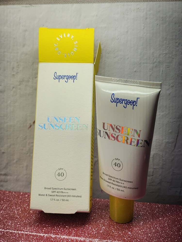 SUPERGOOP Unseen Sunscreen SPF40 1.7 oz New Sealed Exp 10/2026