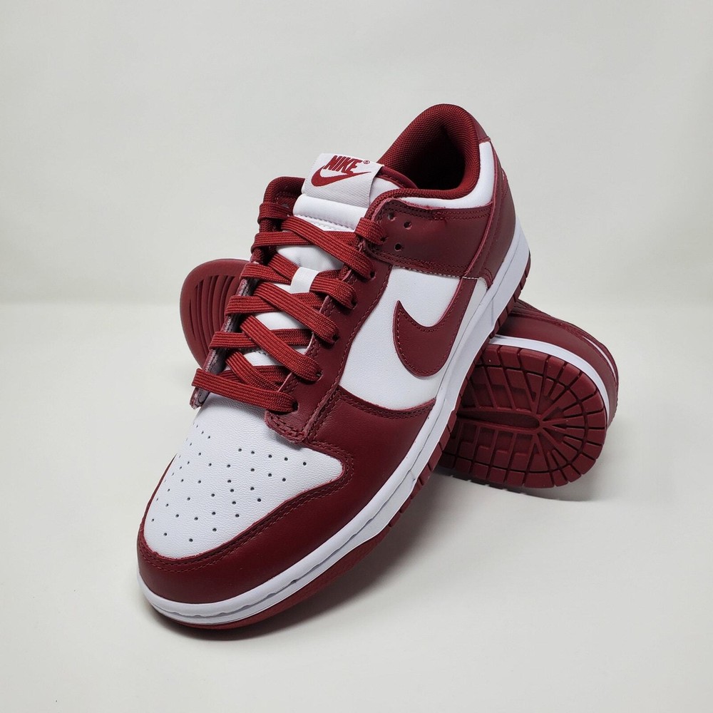 Nike Dunk Low Retro White Team Red DD1391-601 Men's Size 9