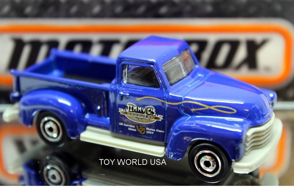2019 Matchbox #19 MBX Road Trip '47 Chevy AD 3100 Blue