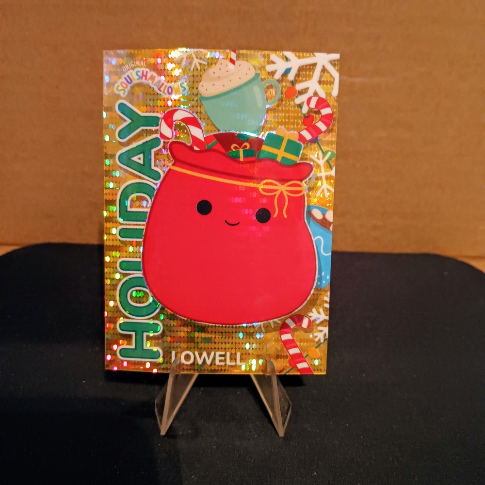 2024 Panini squishmallow Lowell Holiday Orange Pulsar /99