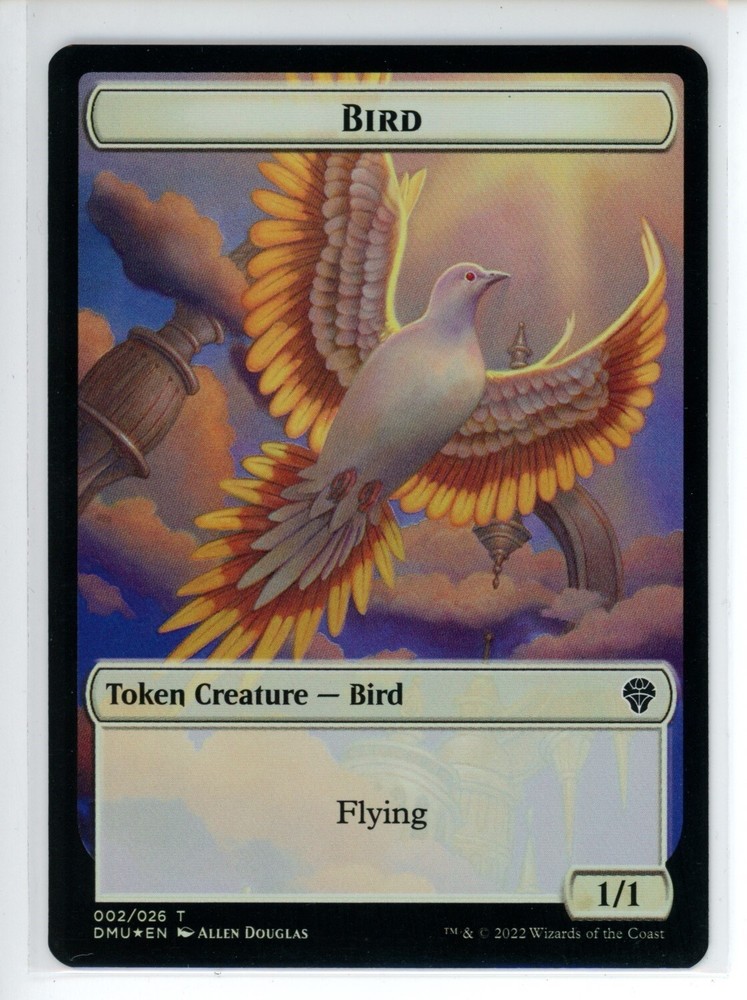 BIRD (002) // ELEMENTAL DOUBLE-SIDED Dominaria United FOIL #2//11 DMU(NM+)(MTG)-image