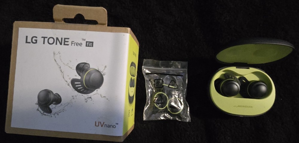 LG - TONE Free Fit TF8Q True Wireless Noise Cancelation Buds