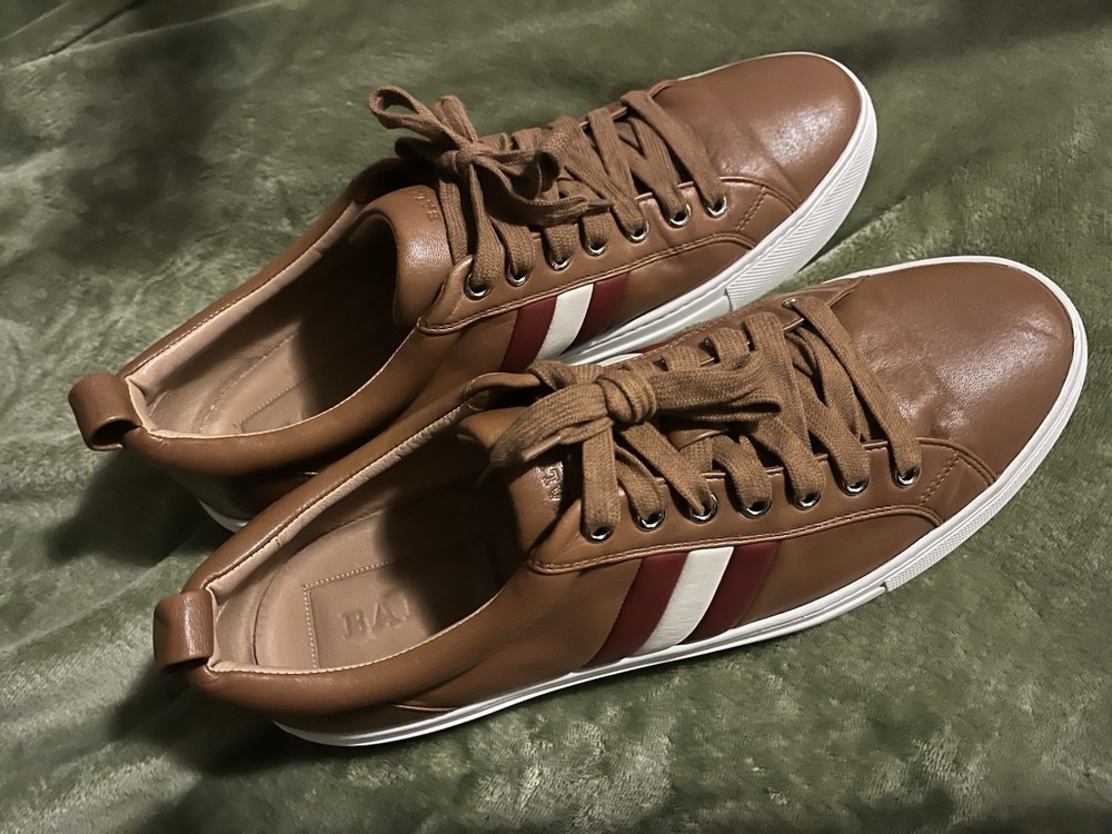 Brown Bally Made In Switzerland Leather Size 10.5