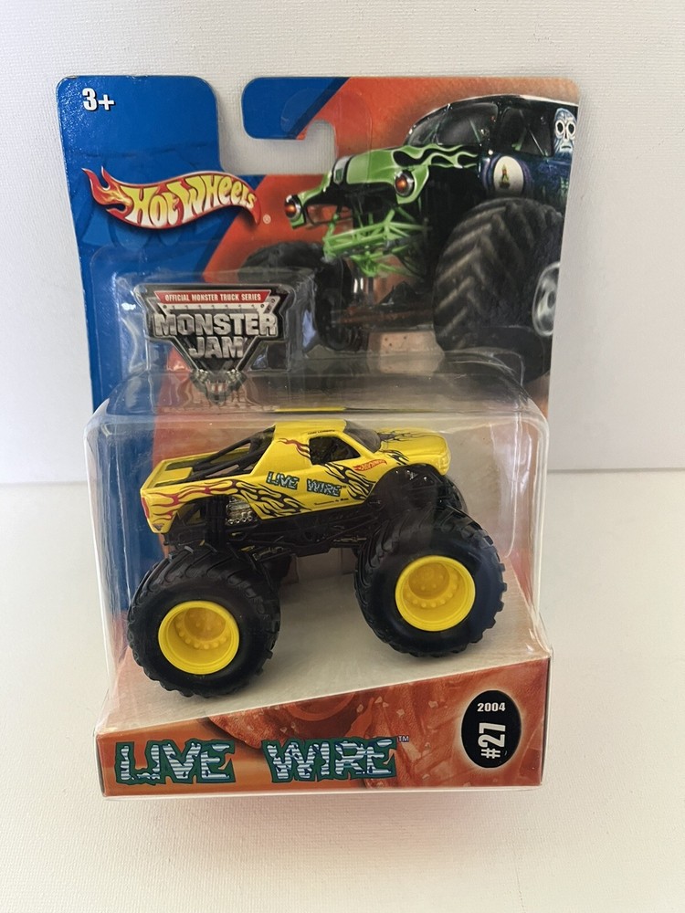 Hot Wheels Monster Jam 2004 Live Wire #27  1:64 New-Sealed