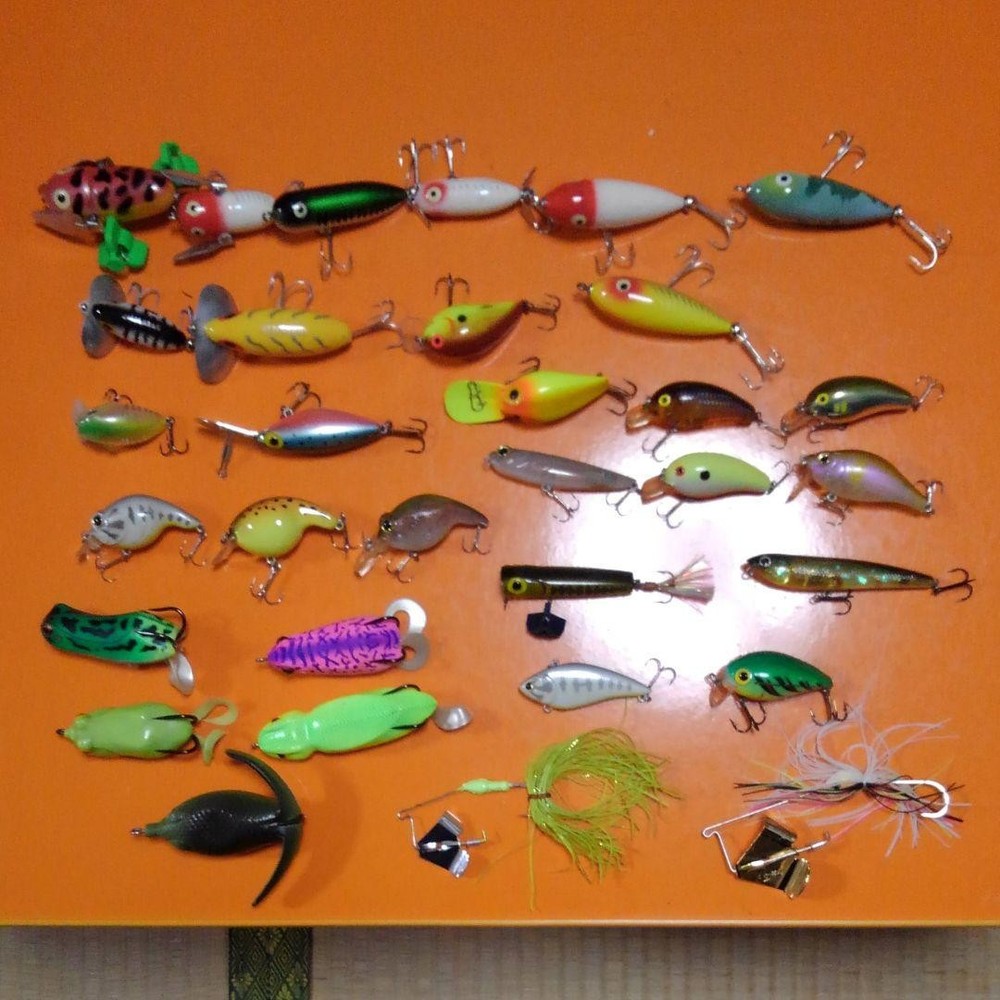 Bass Lure Bulk 32pcs, Assorted Brands, Unused, Fishing Tackle, Baits