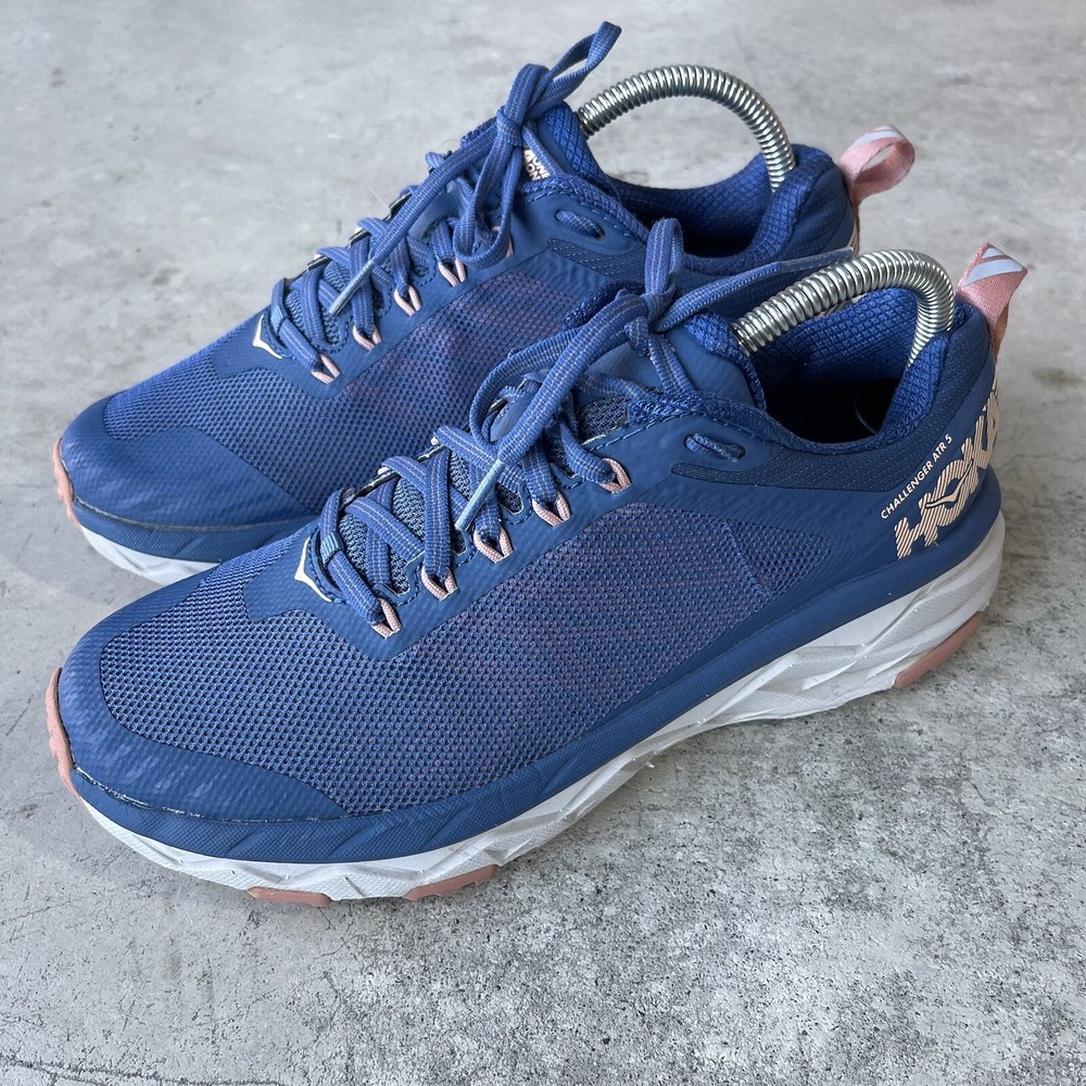 Hoka One One Challenger ATR 5 Women's 8 Blue Trail Running Shoes Sneakers