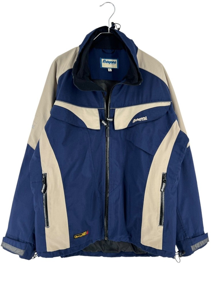 Vintage Bergans Of Norway Raincoat Waterproof Jacket Men Size XL