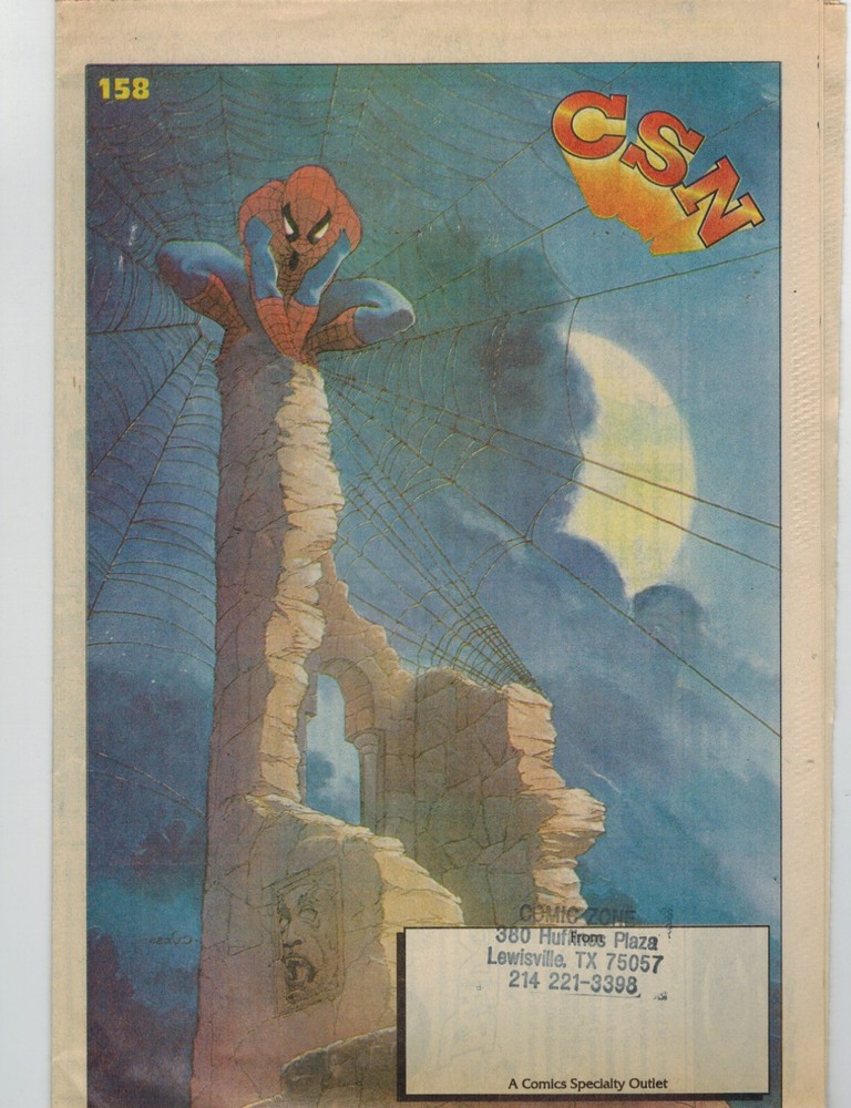 Comic Shop News #158 Comic Book Promotional Newsletter July 1990 Spider-Man