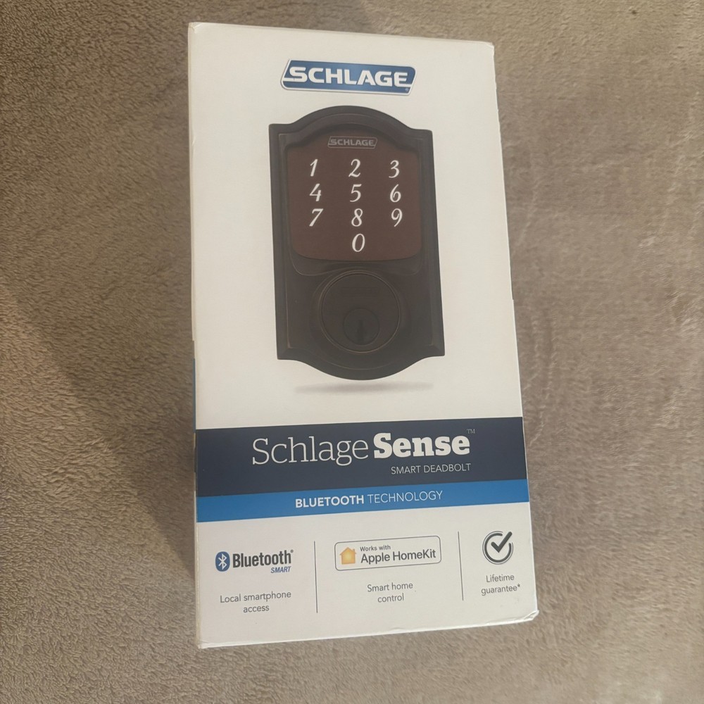 Schlage BE479 CAM 716 Sense Smart Deadbolt with Camelot trim