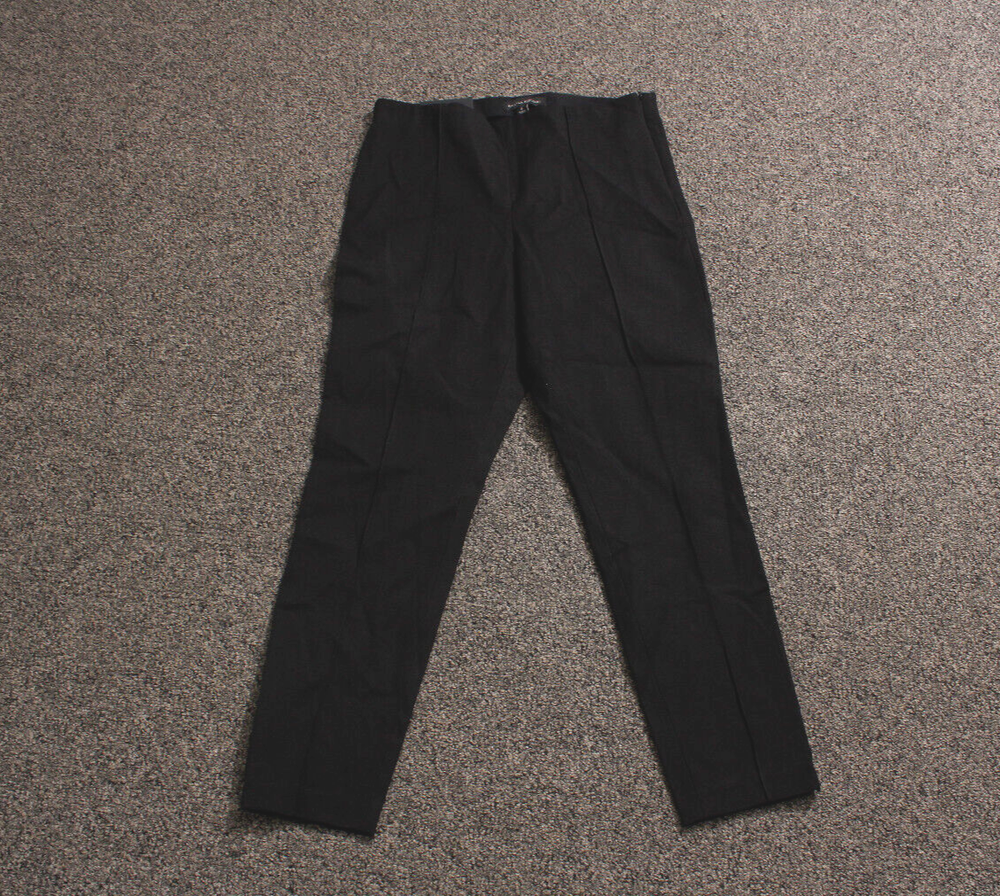 Banana Republic Pants Womens Sz 8P Sloan Fit Straight Leg Career Black NWT