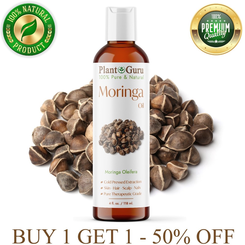Moringa Oleifera Oil 4 oz. Cold Pressed Seed 100% Pure Natural Refined