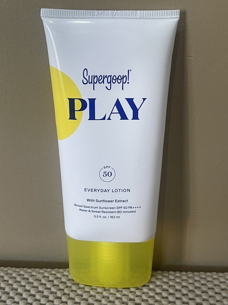 Supergoop PLAY SPF 50 Lotion 5.5 fl oz New Sealed Exp 06/2026