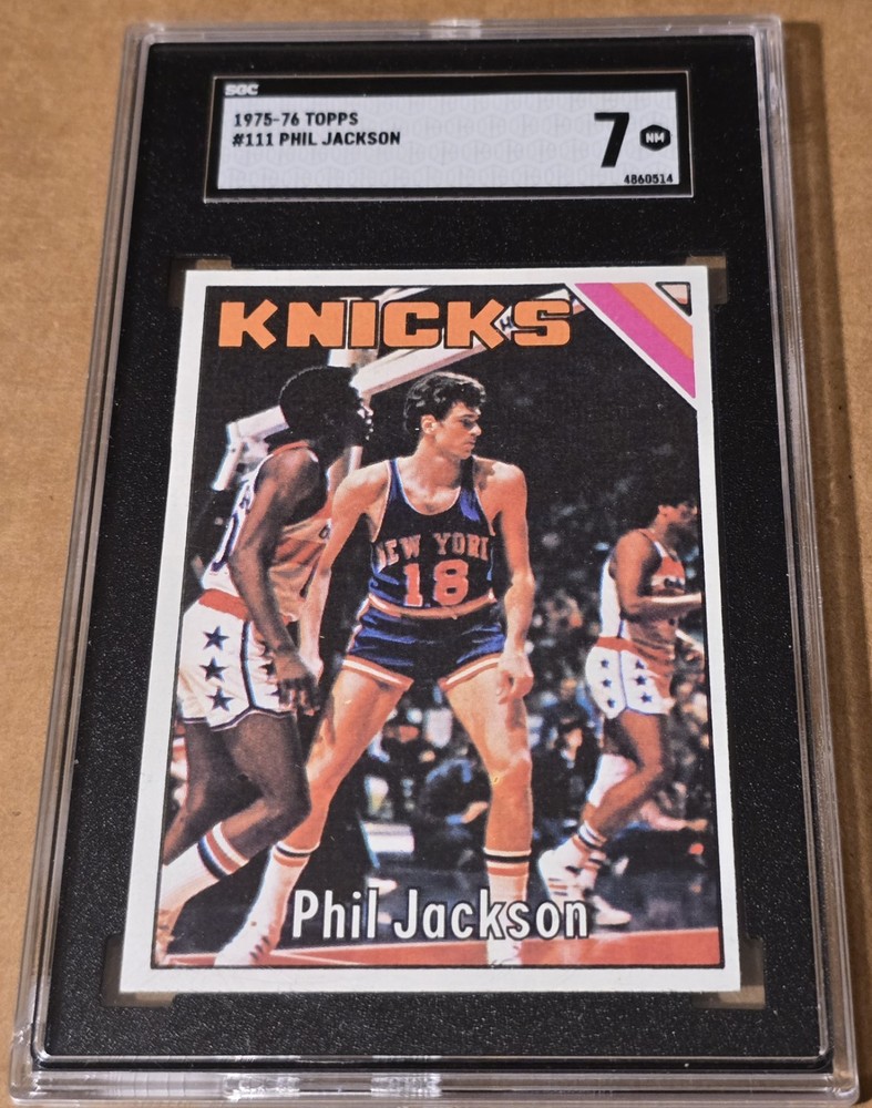 1975-76 Topps Phil Jackson Basketball Card #111 Vintage NBA