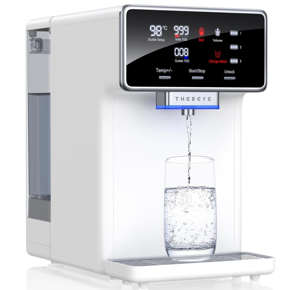 New Thereye ER-WP02 Countertop Water Filter Reverse Osmosis System, 7 Stage Puri