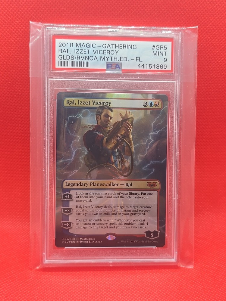Ral, Izzet Viceroy Mythic Edition: Guilds of Ravnica Foil PSA 9