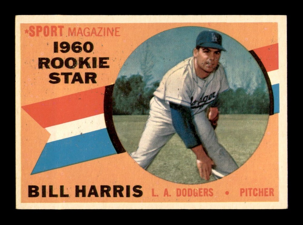 1960 Topps #128 Bill Harris EX-MT Baseball Card OBGcards Graded