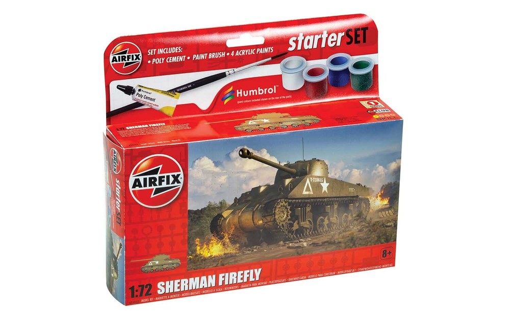 Airfix Small Starter Set Sherman Firefly Model