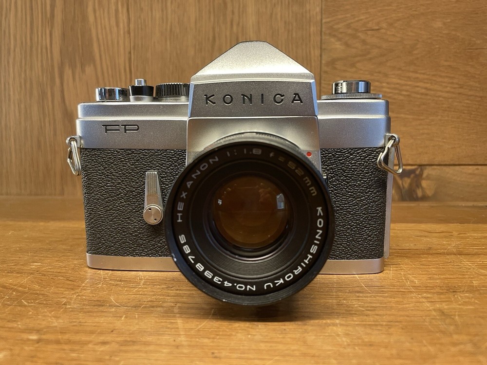 *Near Mint* Konica FP SLR Film Camera Hexanon 52mm F/1.8 Standard Lens From JPN