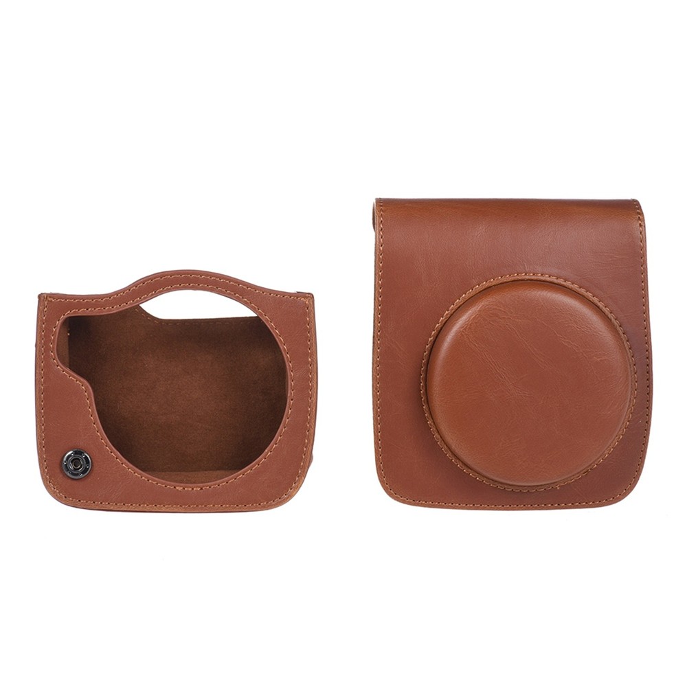 Vintage PU Leather Camera Pouch Case Bag for Fujifilm Instax Mini 90 Camera ZJZW