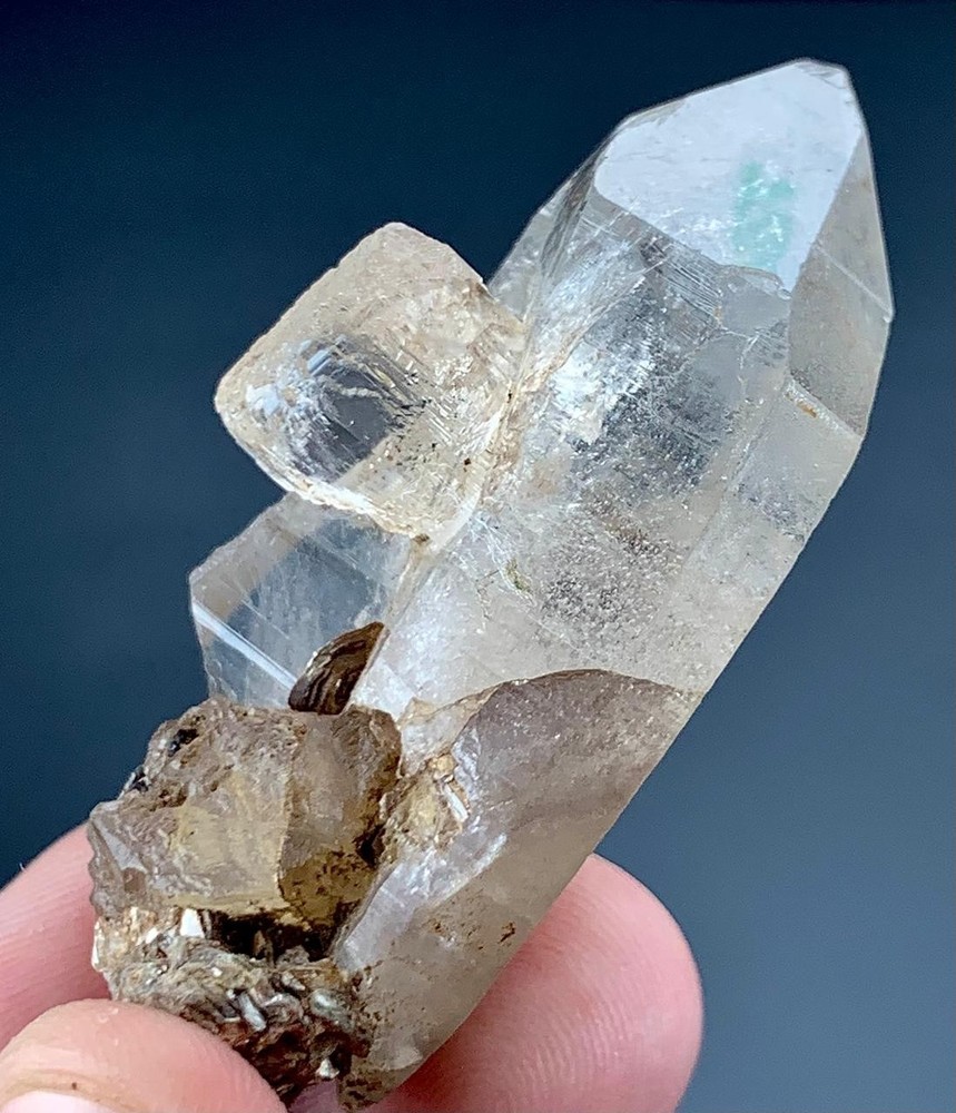 172 Carat Topaz Crystal With Quartz Specimen From Pakistan