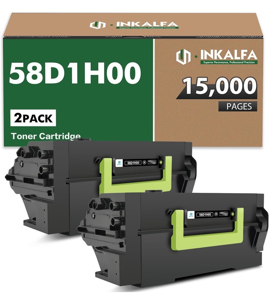 58D1H00 Black Toner Cartridge 58D1000 MS823dn Compatible for Lexmark MS823n MS82