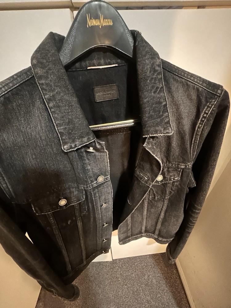 2020 saint laurent denim jacket men