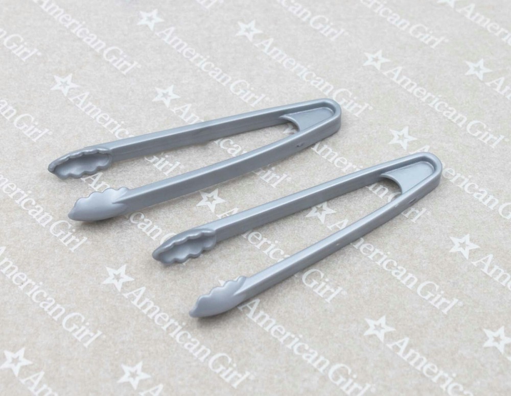 American Girl 2-piece tongs from Lea's Fruit Stand snack cart for 18-inch dolls