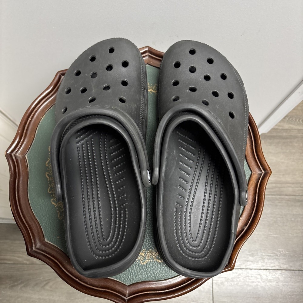 Classic Black Crocs - Slip On Comfort - Men’s 9
