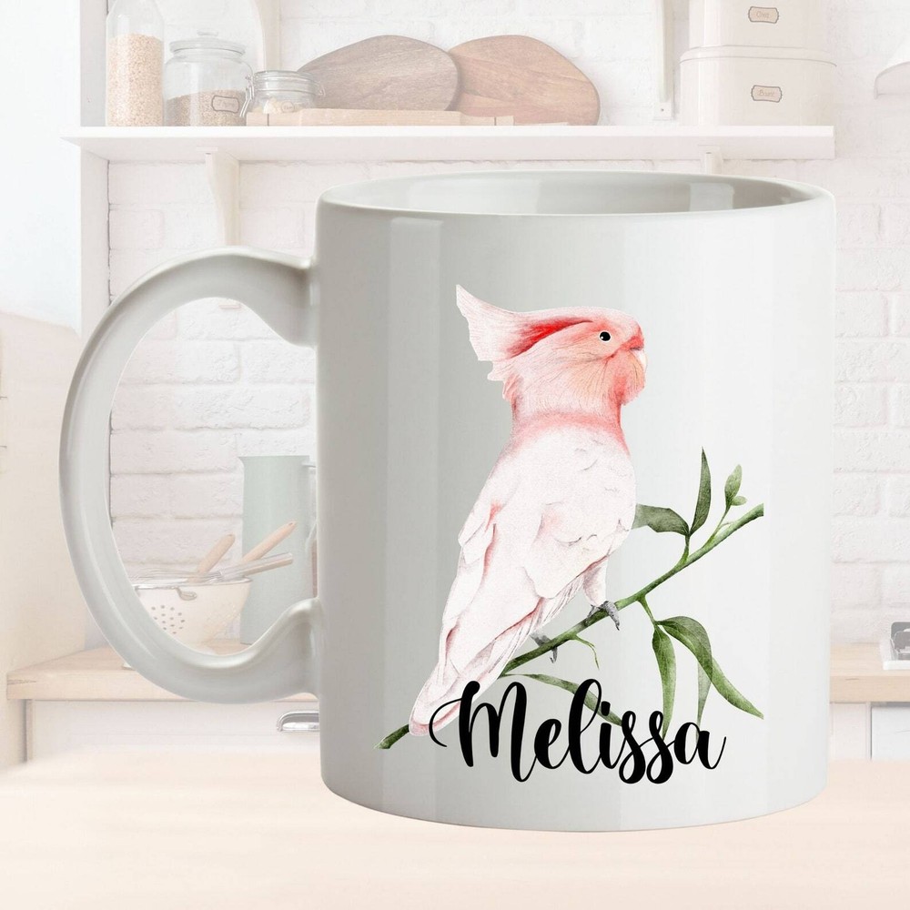 Personalized Parrot Mug L Parrot Bird Lover Gift Idea L For Birthday Christmas