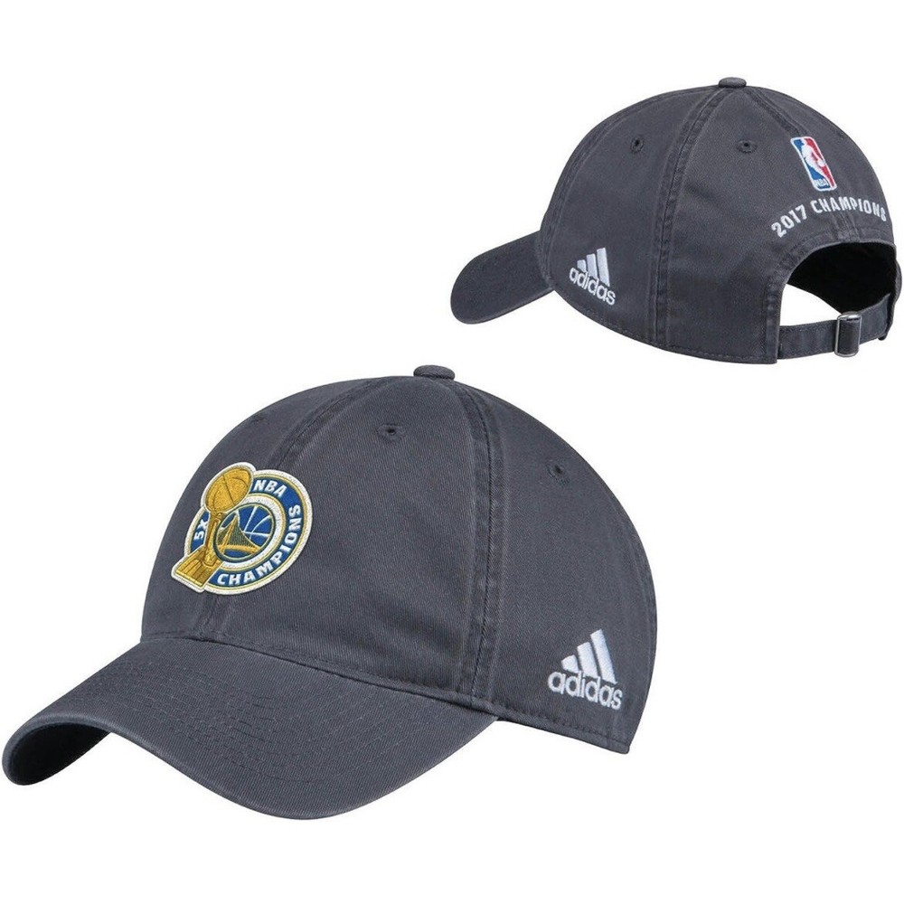 Adidas Golden State Warriors 2017 NBA Finals Champions Locker Room Hat Cap NEW