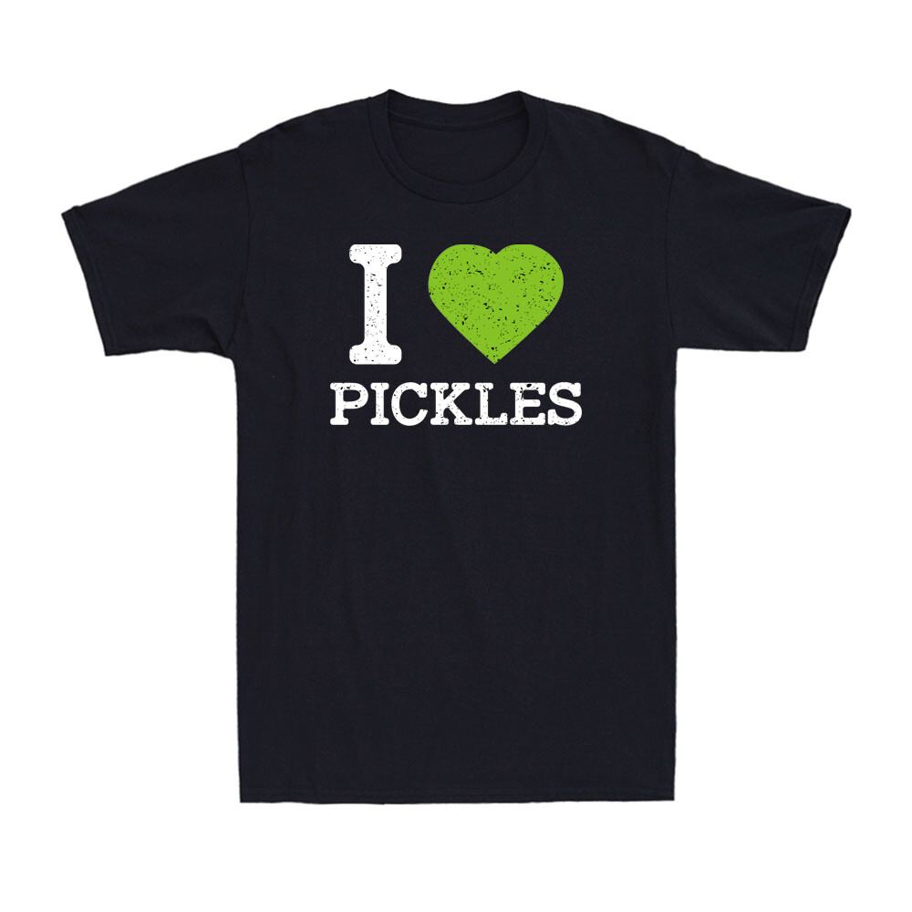 I Love Pickles Pickle Shirts Funny Pickle Lover Gifts -Men's Cotton T-Shirt