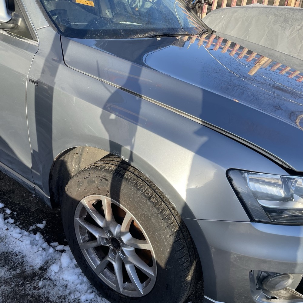 AUDI Q5 8R WING FENDER PANEL FRONT RIGHT DRIVER O/S SIDE GREY LY7G LIGHT RUST