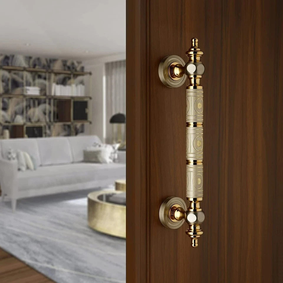 Pure Brass Handle Pull Handles for All The Doors Pack of 1 G2 Luxury Gift