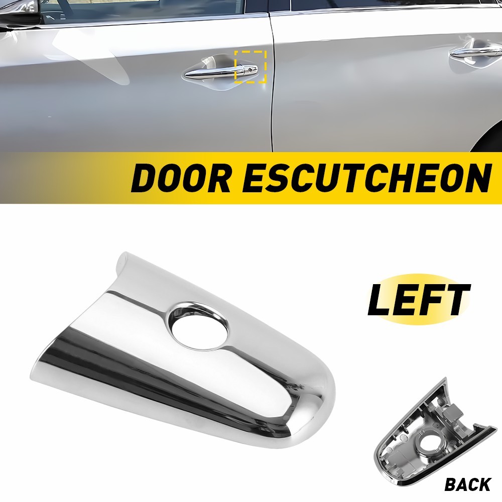 Front Left Door Handle Key Cap Cover Bezel For 2014-2019 Infiniti QX60 QX70 QX80