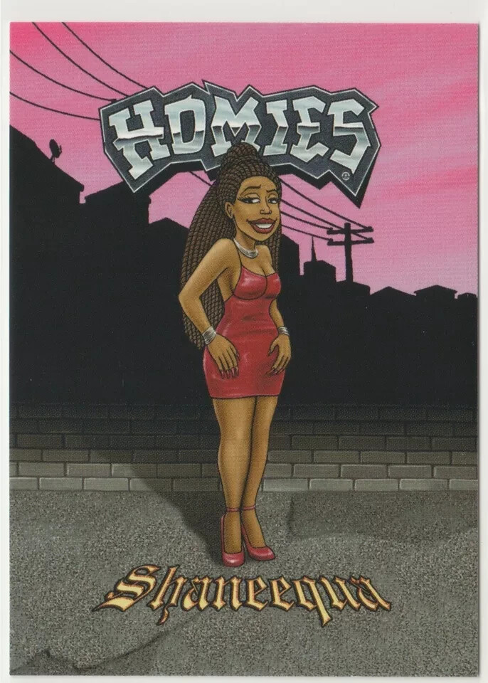 Shaneequa #61 Homies Swap Cards 2004 NECA Lowrider Chicano Barrio East LA