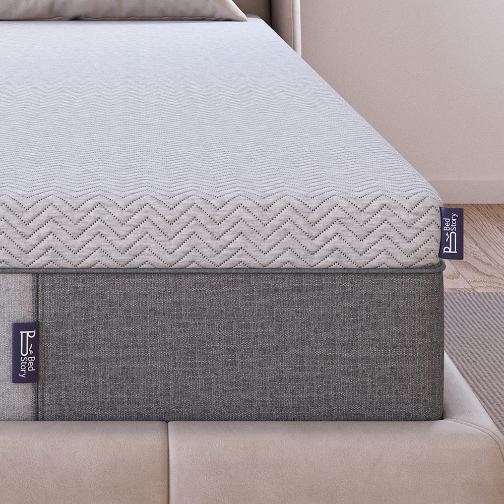 BedStory Firm Mattress Topper 4 Inch Queen Size - Extra Firm Memory Foam Bed ...