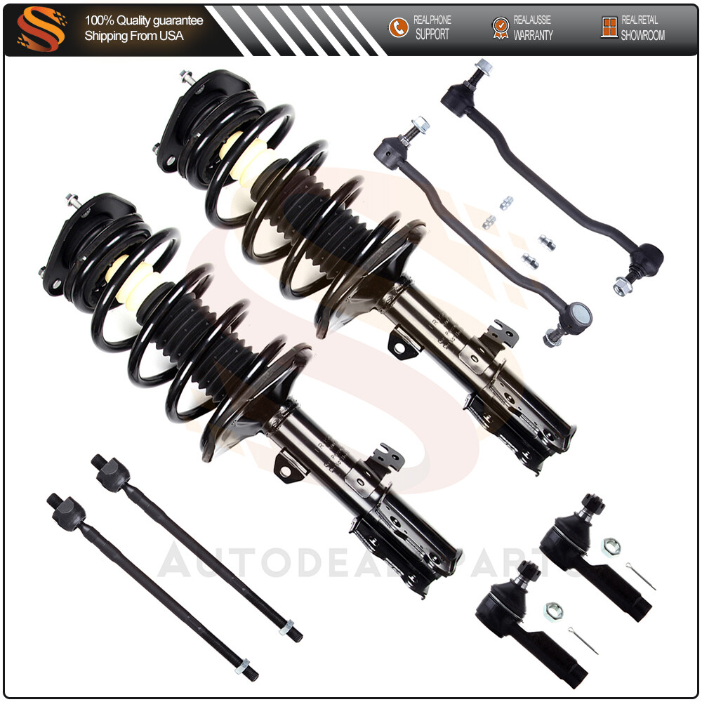 NISSAN ALTIMA 02-06 2.5L Front Suspension Kit – Struts, Springs, Sway Bar, Ball Joint, Tie Rod