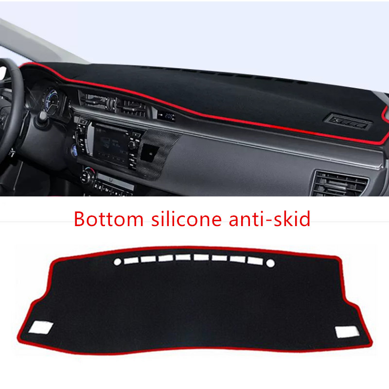 Car Red Dashboard Dash Mat DashMat Sun Cover Pad for Toyota Corolla 2014-2018