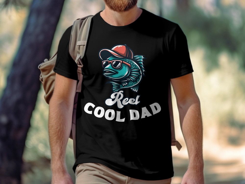 Fathers Day T Shirt Gift For Dad Birthday Tee For Men Gifts For Him Fishing Top-image