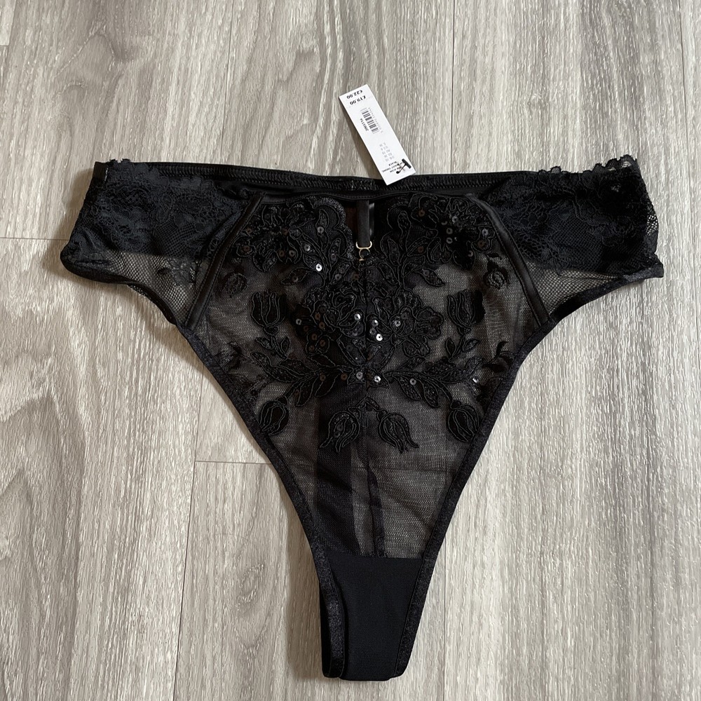 ANN SUMMERS ICON High Waist Thong Size 10 NWT RRP £19