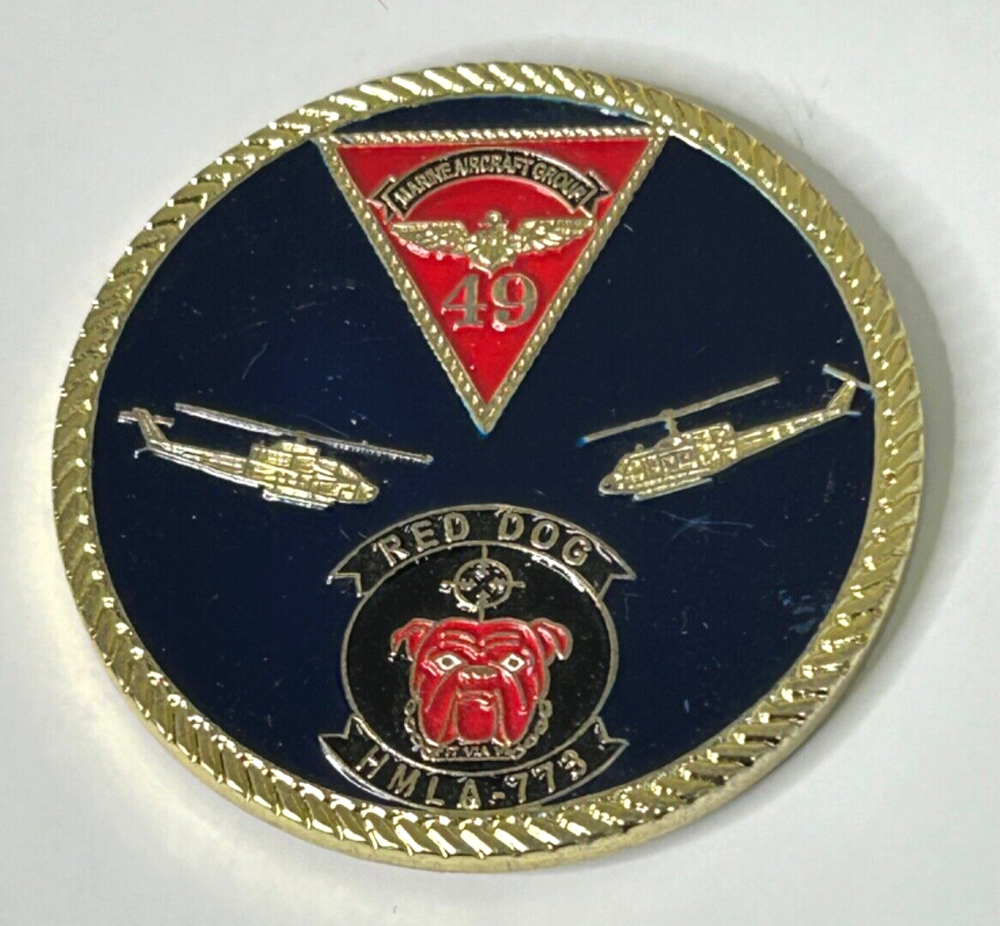 US Marine Corps HMLA-773 Birthday Ball Challenge Coin