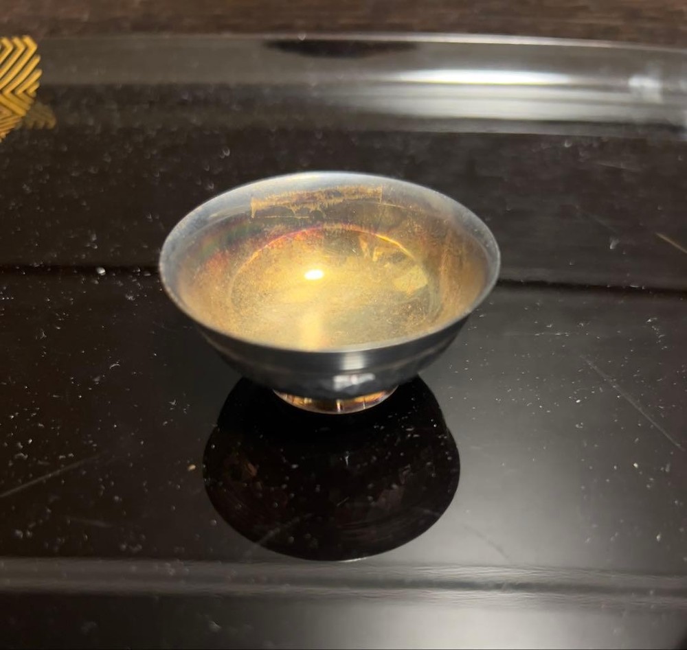 Sake Cup Nippon Colloidal Chemical CoLtd Sterling Silver