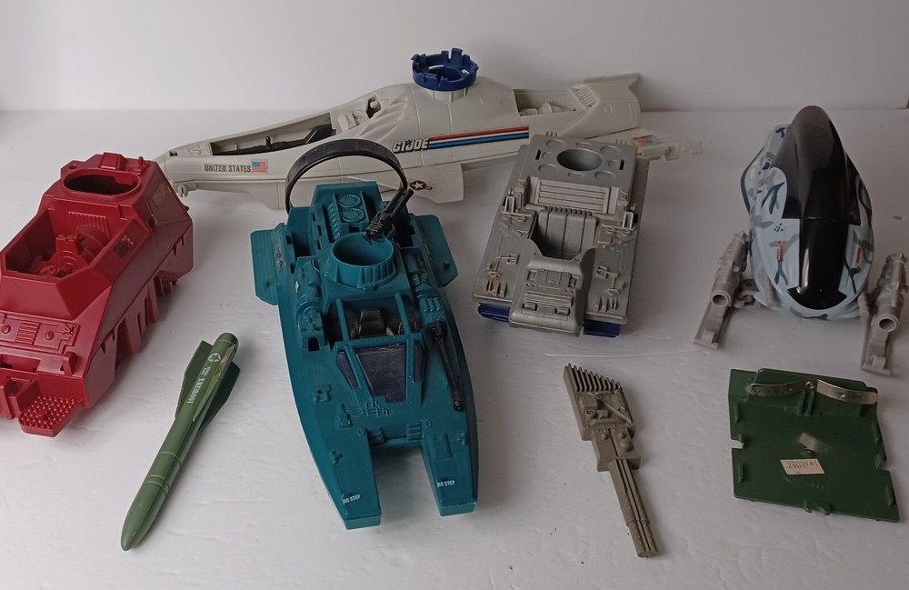 Vintage G.I Joe Vehicle Parts Lot